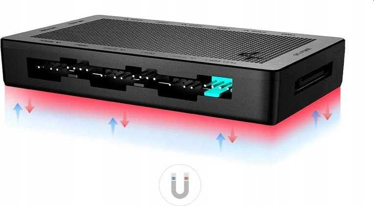 Deepcool | Du viename PWM ir RGB šakotuvas | SC790 | N/A
