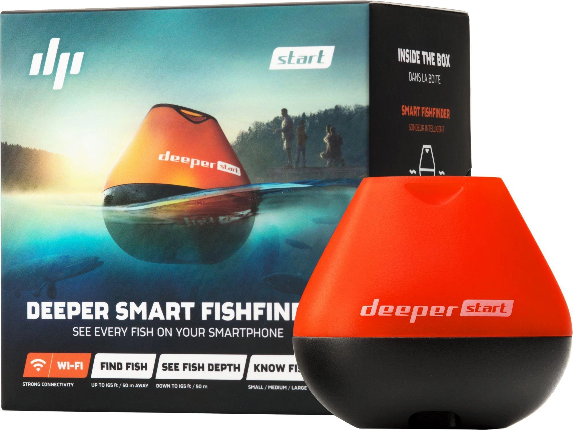 Deeper Smart Fishfinder START išmanus žuvų ieškiklis