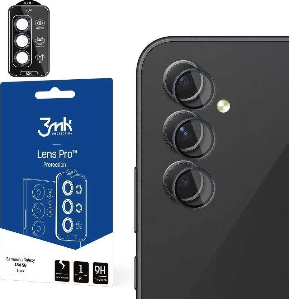 Samsung Galaxy A54 5G - 3mk Lens Protection Pro Juodas