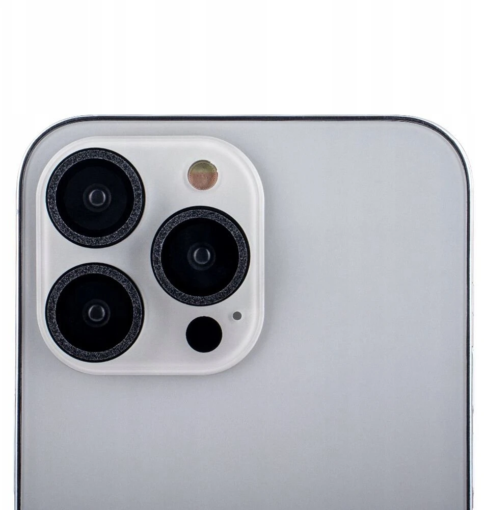 TFO Lęšių akinių rinkinys, skirtas "iPhone 13 Pro 6,1", juodi blizgučiai (3 vnt.)