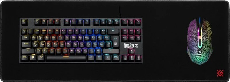 Kilimėlis Defender Gaming Juodas XXL ONE 680x240x5 mm (50006)