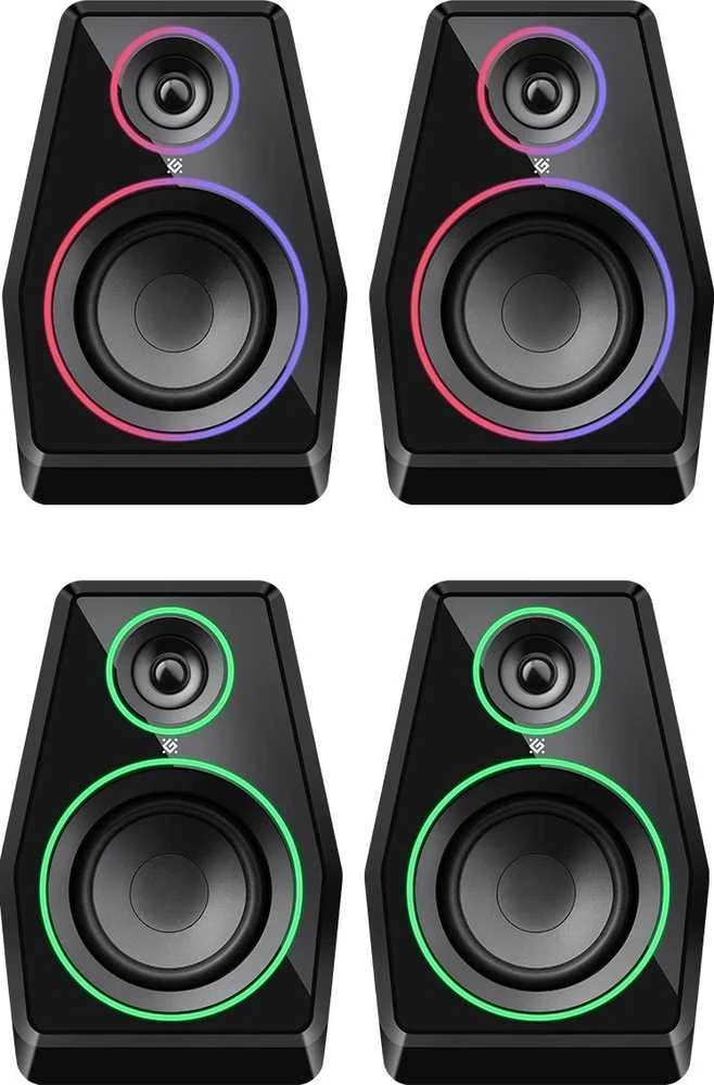 Kompiuterio kolonėlės Defender Solar 10 garsiakalbiai, 2.0, 10W, juodi, Bluetooth 5.3/AUX