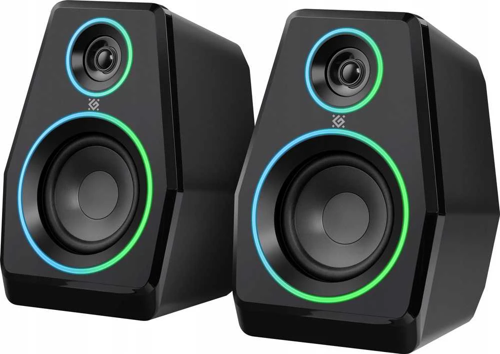 Kompiuterio kolonėlės Defender Solar 10 garsiakalbiai, 2.0, 10W, juodi, Bluetooth 5.3/AUX