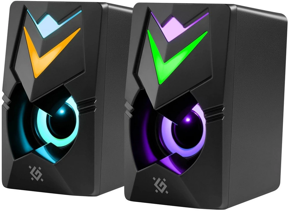 Kompiuterio kolonėlės PC Speakers 2.0 DEFENDER J4 2.0 6W LED USB juodas
