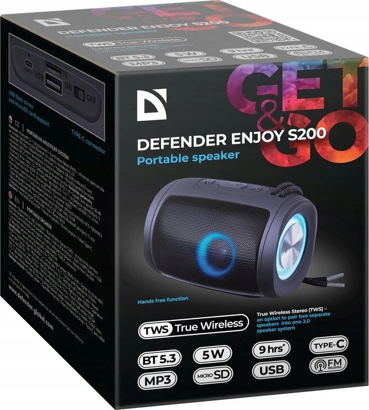Defender Nešiojama kolonėlė Bluetooth BEATBOX 16W