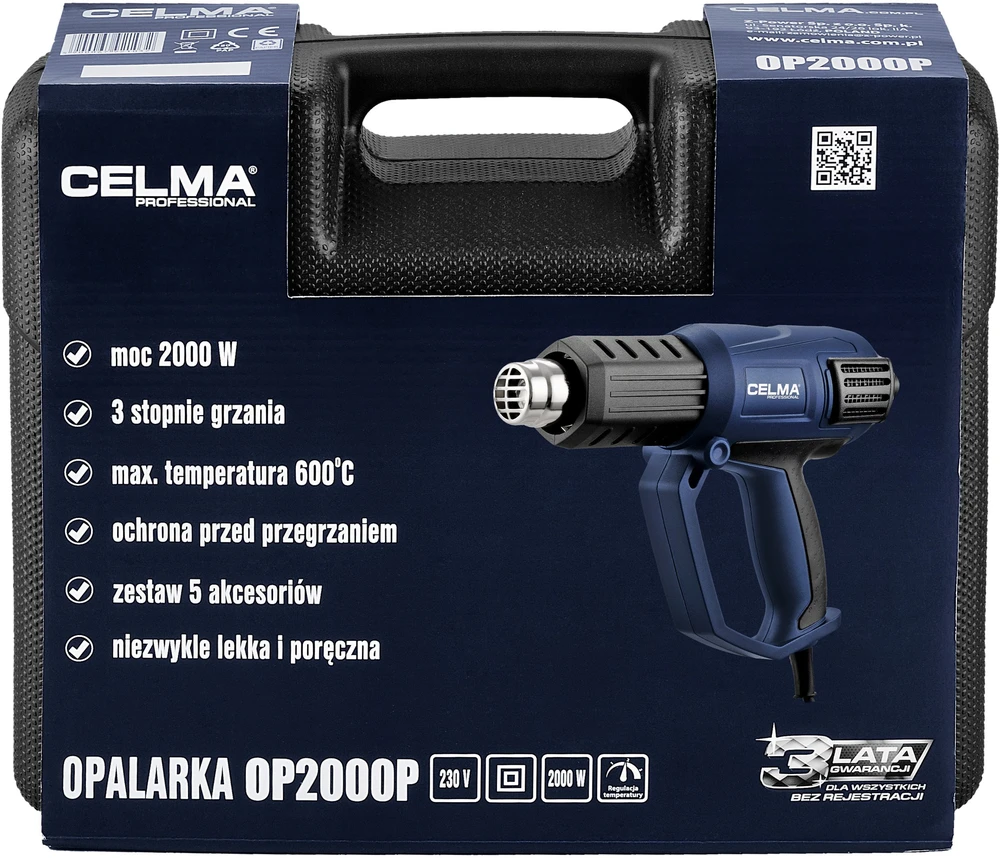 CELMA HEAT GUN 2000W OP 2000P
