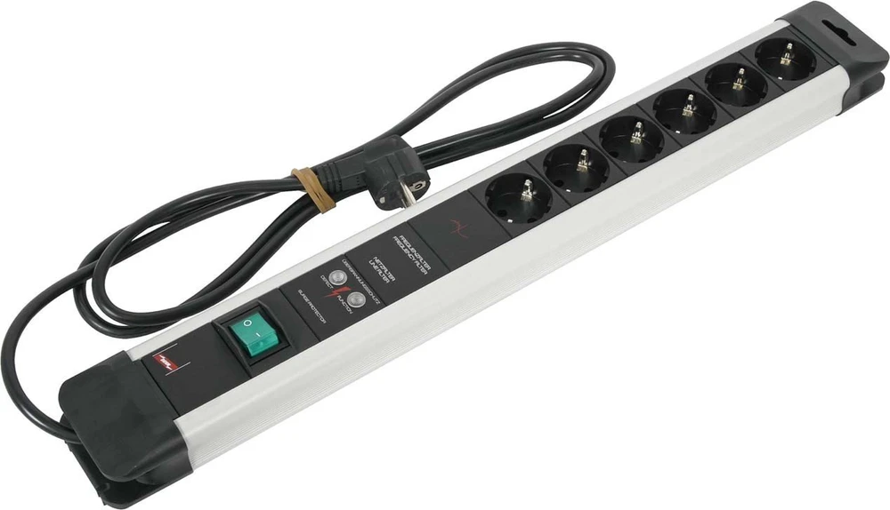 Dehn Maitinimo juosta Maitinimo juosta su viršįtampių apsauga ir tinklo filtru Tipas T3 3kA SFL PRO 6X 909250