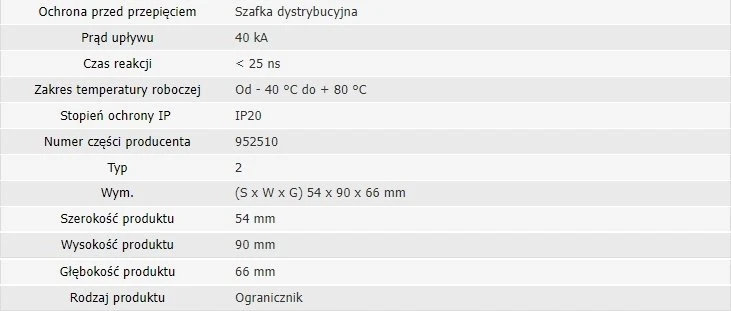 DEHNguard M YPV SCI 1000 3P DC tipo II viršįtampio ribotuvas
