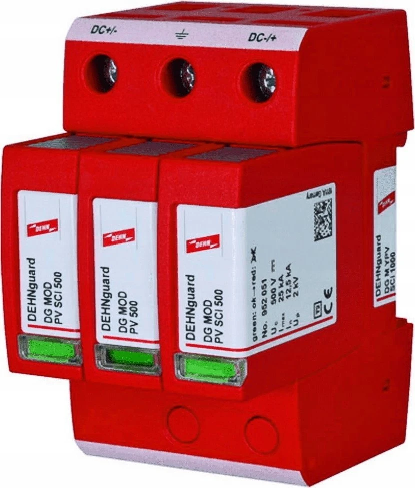DEHNguard M YPV SCI 1000 3P DC tipo II viršįtampio ribotuvas