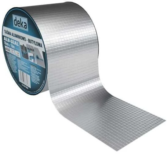 Deka Stogo sandarinimo juosta Alubutyl 10CM*10MB aliuminis
