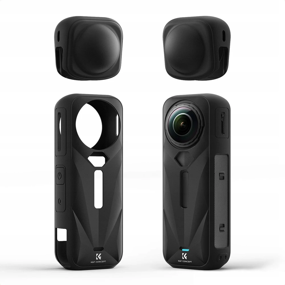 Dekielek Na Obiektyw + Obudowa Dėklas Case Osłona Ochrona Do Insta360 X5 X 5 / Kf31.188
