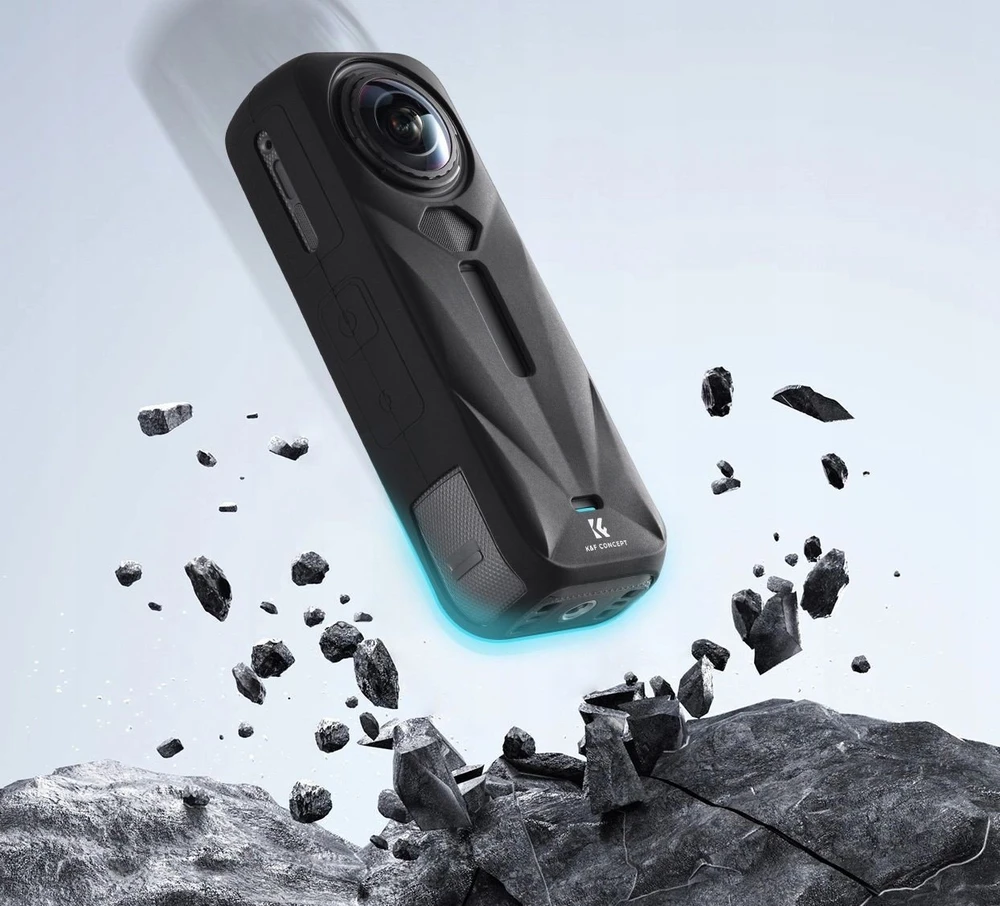 Dekielek Na Obiektyw + Obudowa Dėklas Case Osłona Ochrona Do Insta360 X5 X 5 / Kf31.188