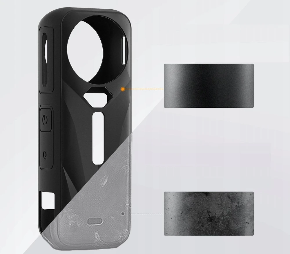 Dekielek Na Obiektyw + Obudowa Dėklas Case Osłona Ochrona Do Insta360 X5 X 5 / Kf31.188