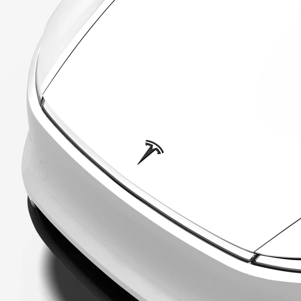 Spigen Tesla priekinė emblema, juoda - Tesla Model Y(Juniper)