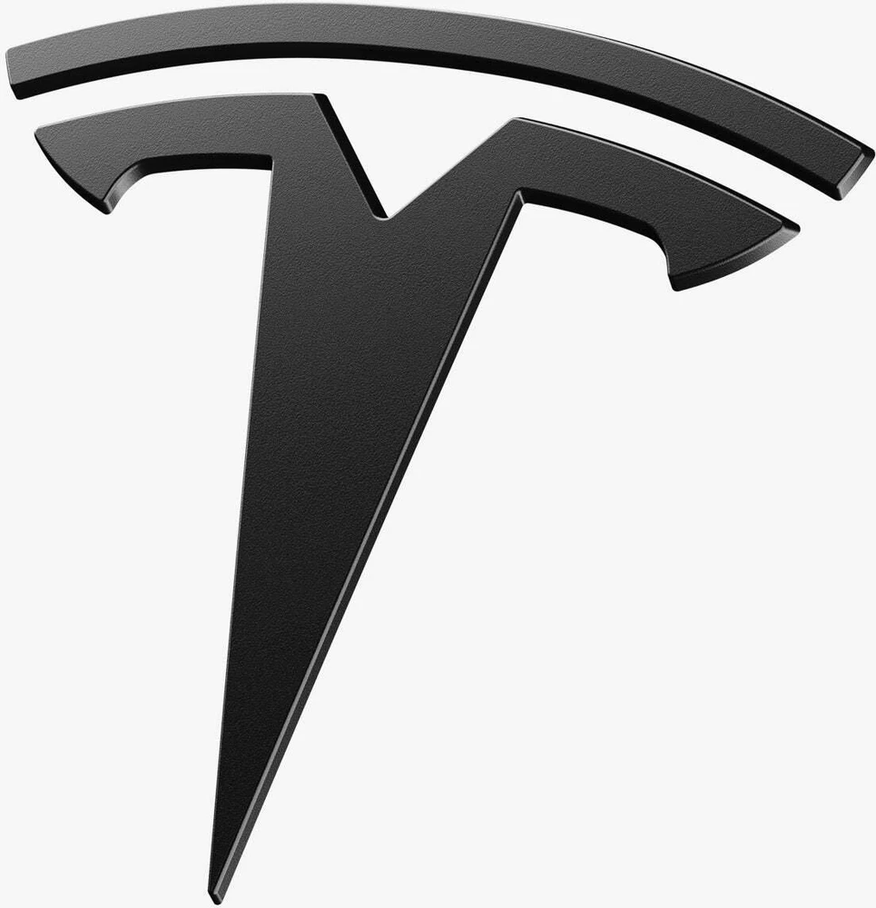 Spigen Tesla priekinė emblema, juoda - Tesla Model Y(Juniper)