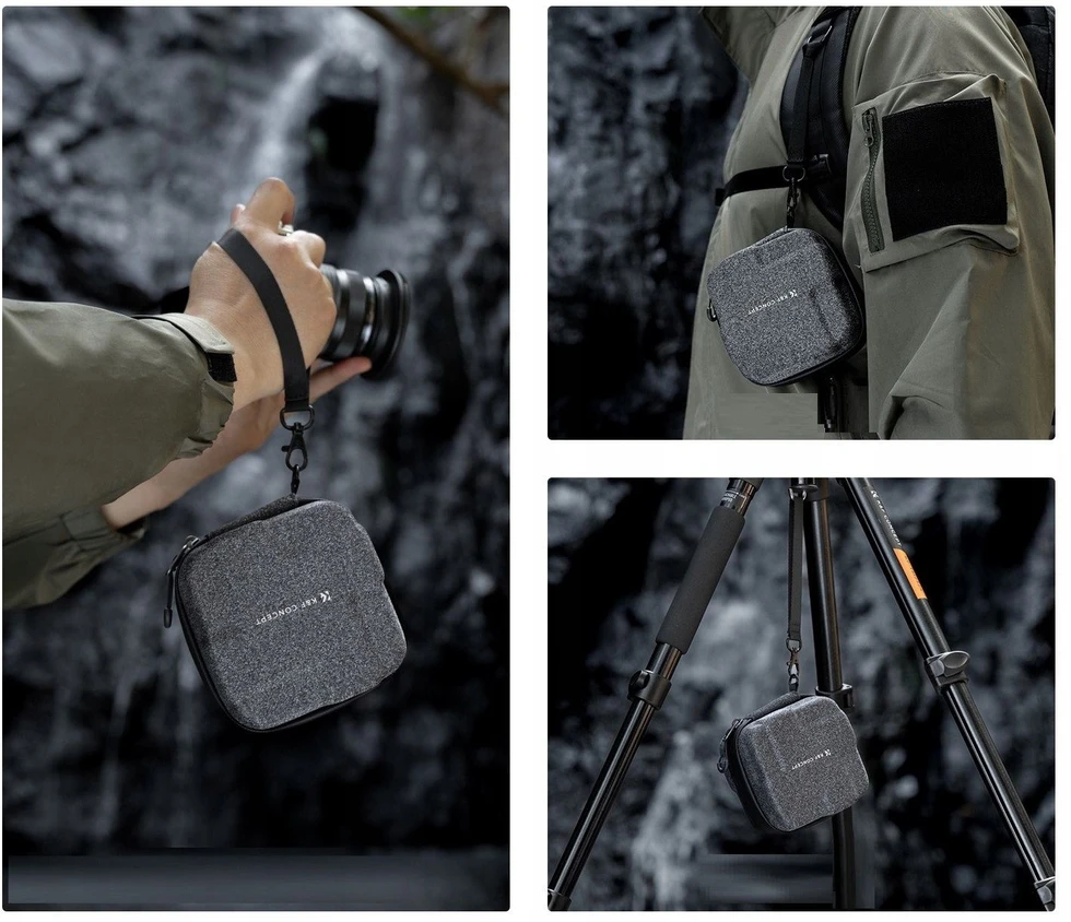 Dėklas su filtrais K&F Concept Hard Shell Filter Case - 95 mm