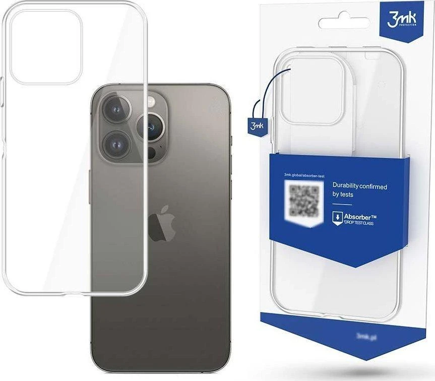 Dėklas 3mk Clear Case 1,2mm Apple iPhone 14 Pro