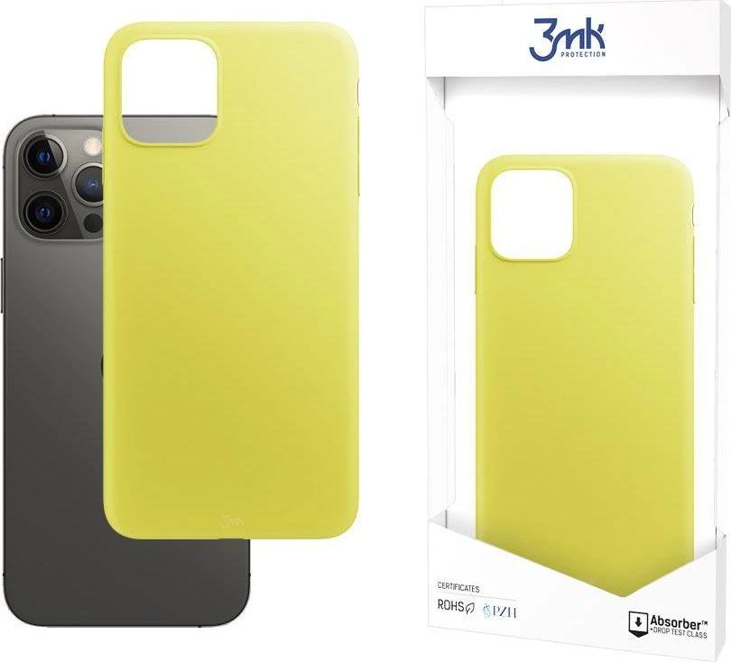 3MK Matinis DĖKLAS IPHONE 12 PRO MAX 6.7" LAIMĖS / LAIMĖS