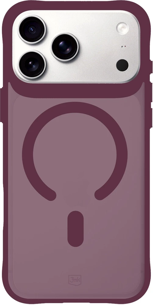 3Mk Protection 3mk Smoke MagCase dėklas iPhone 18 Pro / 17 Pro – bordo spalvos