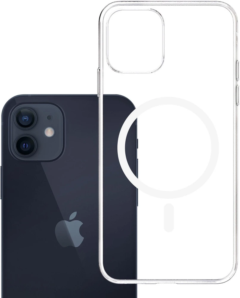 Dėklas 3MK skaidrus MagDėklas Apple iPhone 12/12 Pro