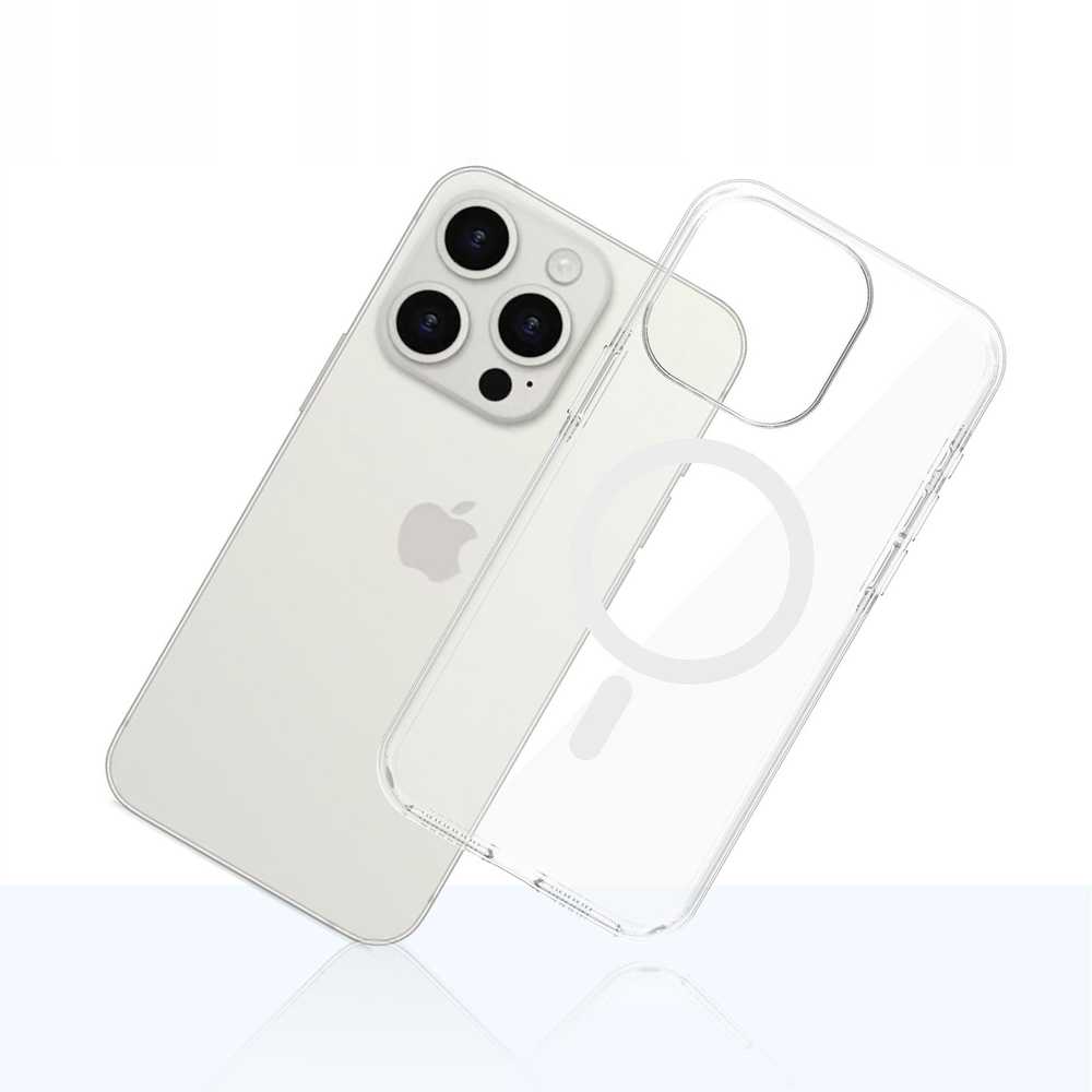 Dėklas 3MK EverClear MagCase skirtas Apple iPhone 15 Pro Max
