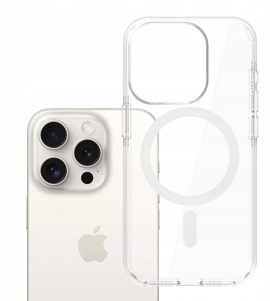 Dėklas 3MK EverClear MagCase do Apple iPhone 15 Pro