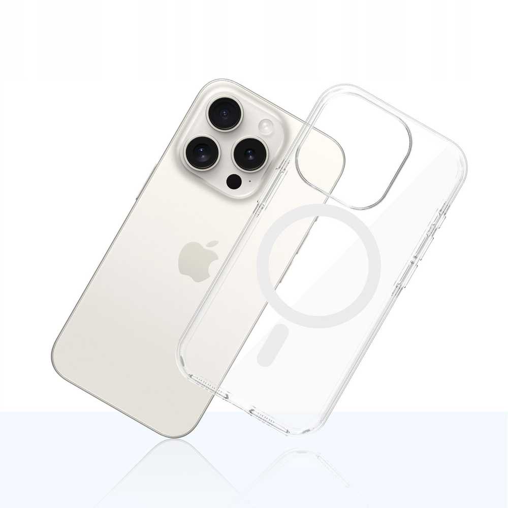 Dėklas 3MK EverClear MagCase do Apple iPhone 15 Pro