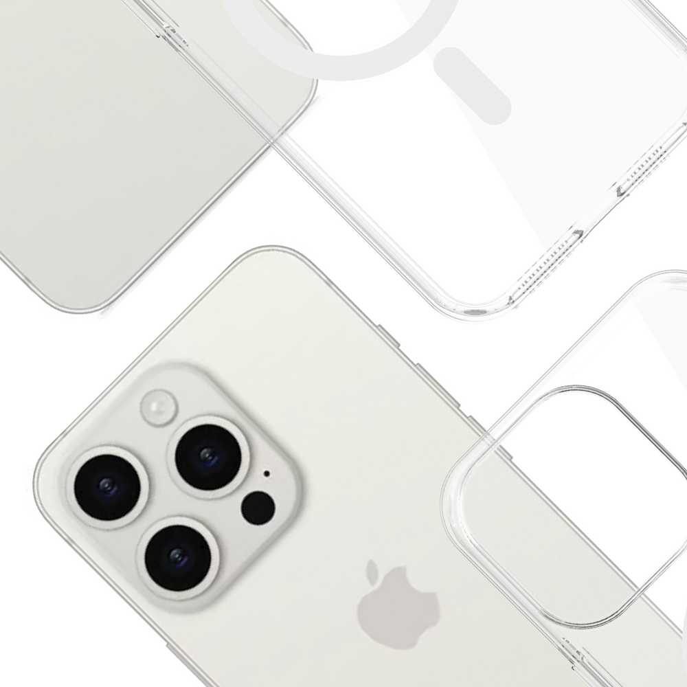 Dėklas 3MK EverClear MagCase skirtas Apple iPhone 15 Pro Max