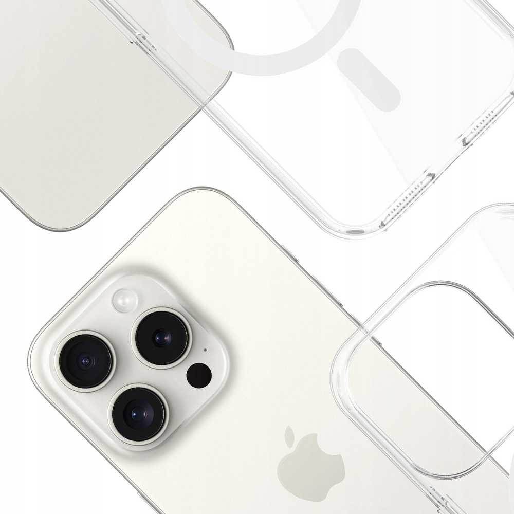 Dėklas 3MK EverClear MagCase do Apple iPhone 15 Pro
