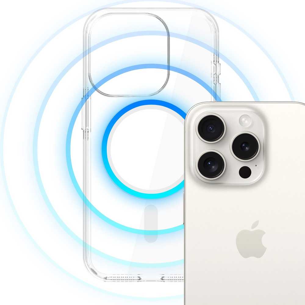 Dėklas 3MK EverClear MagCase do Apple iPhone 15 Pro