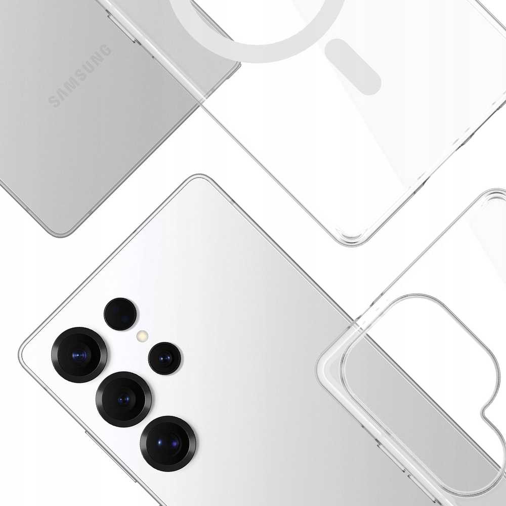 Dėklas 3MK EverClear MagCase skirtas Samsung Galaxy S25 Ultra
