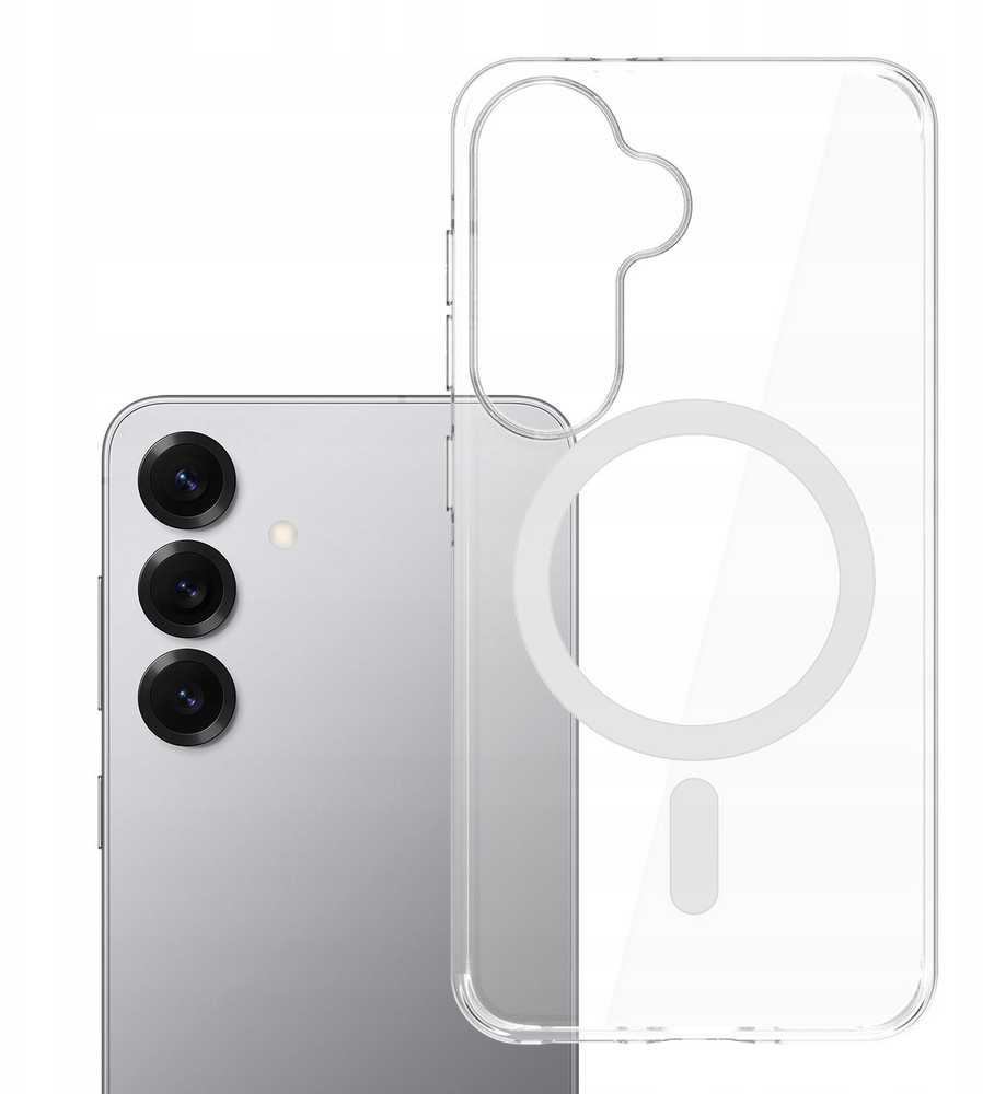 Dėklas 3MK EverClear MagCase skirtas Samsung Galaxy S25