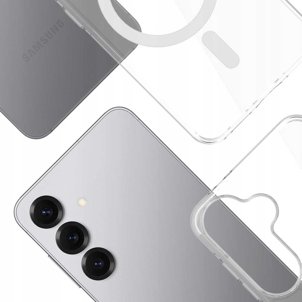 Dėklas 3MK EverClear MagCase skirtas Samsung Galaxy S25