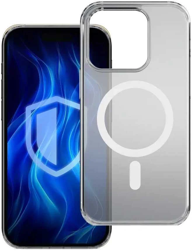 Dėklas 3MK Frosty Magdėklas skirtas Apple iPhone 17 Pro baltos spalvos