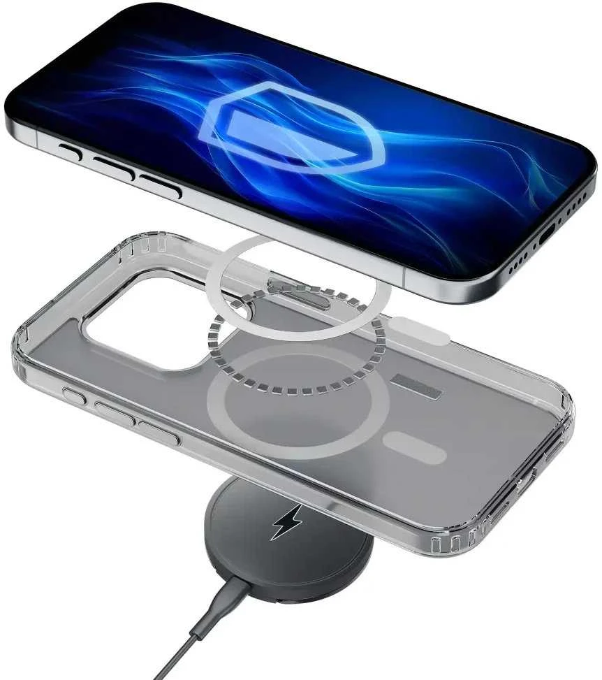 Dėklas 3MK Frosty Magdėklas skirtas Apple iPhone 17 Pro Max baltos spalvos