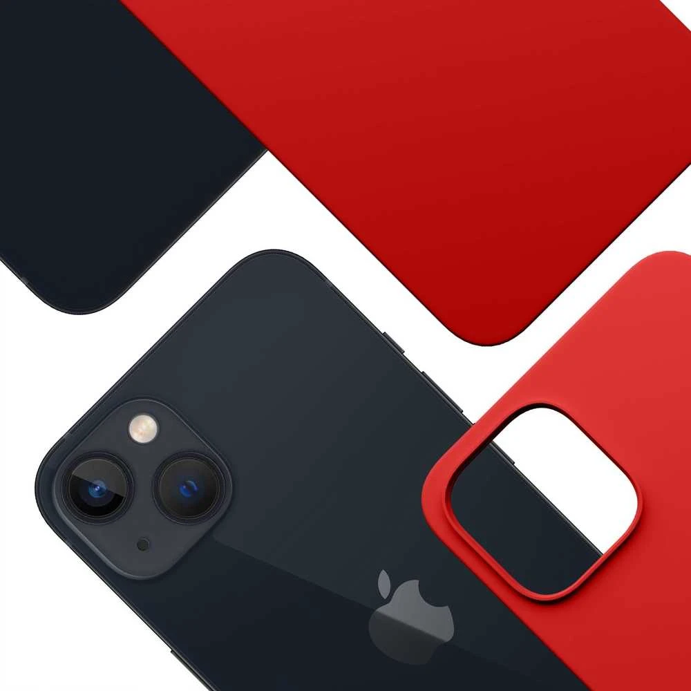 Dėklas 3MK Hardy MagSilicone do Apple iPhone 14 Plus raudona