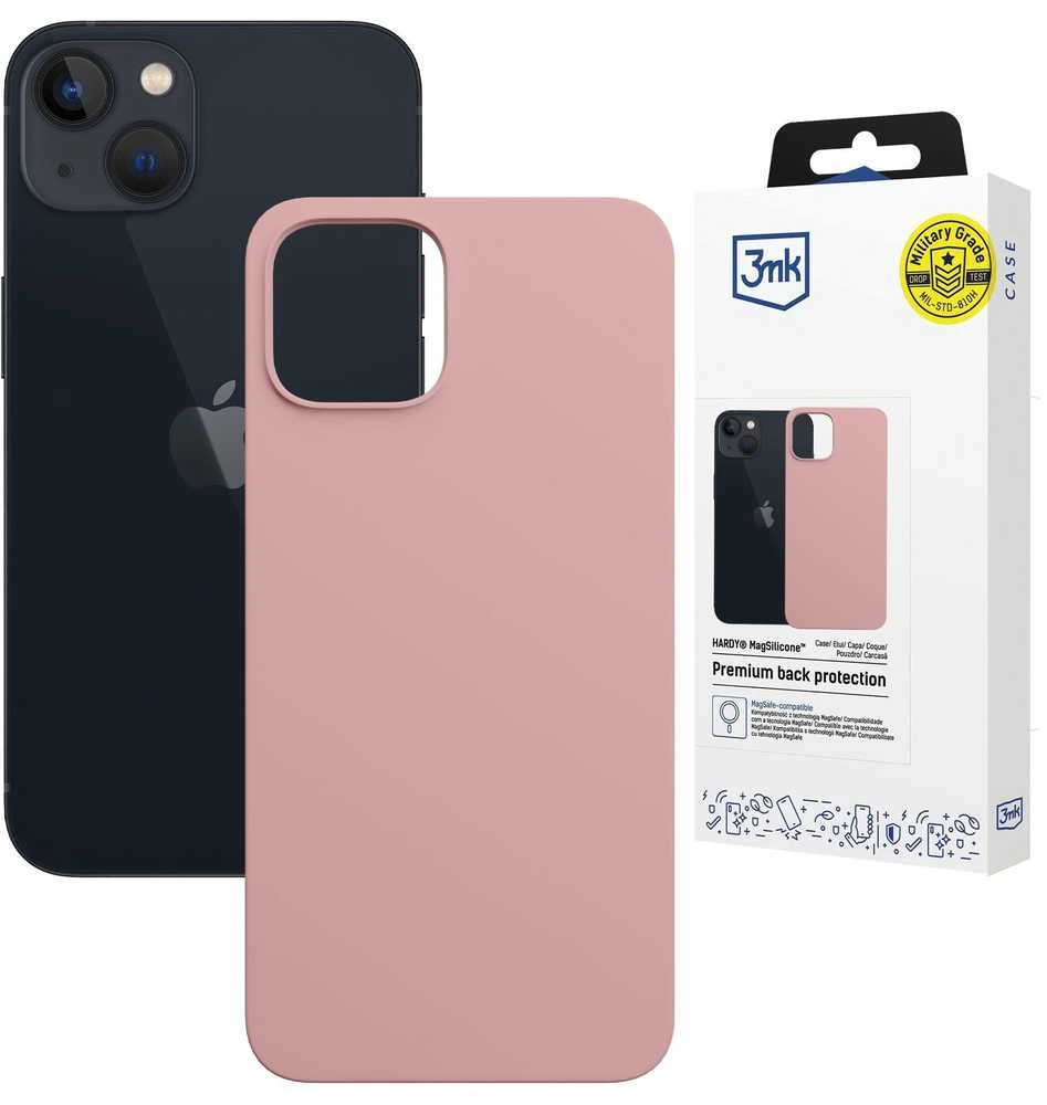 Dėklas 3MK Hardy MagSilicone do Apple iPhone 15 Plus rožinė
