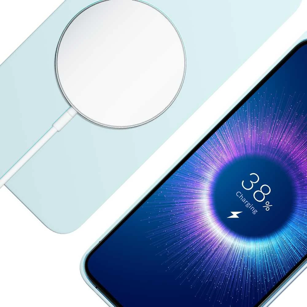 Dėklas 3MK Hardy MagSilicone do Apple iPhone 14 Plus mėlyna