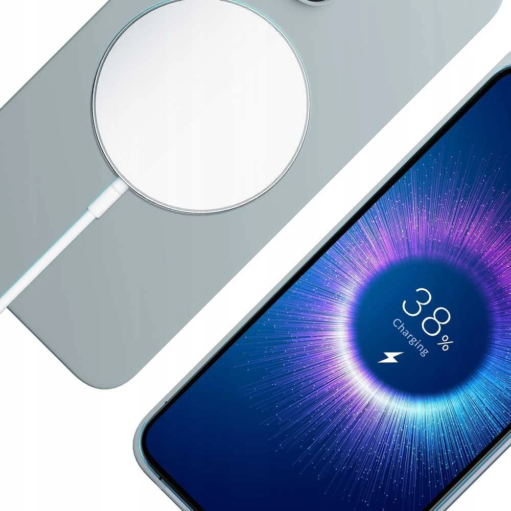 Dėklas 3MK Hardy MagSilicone skirtas Apple iPhone 13 Pro Max mėlynos spalvos