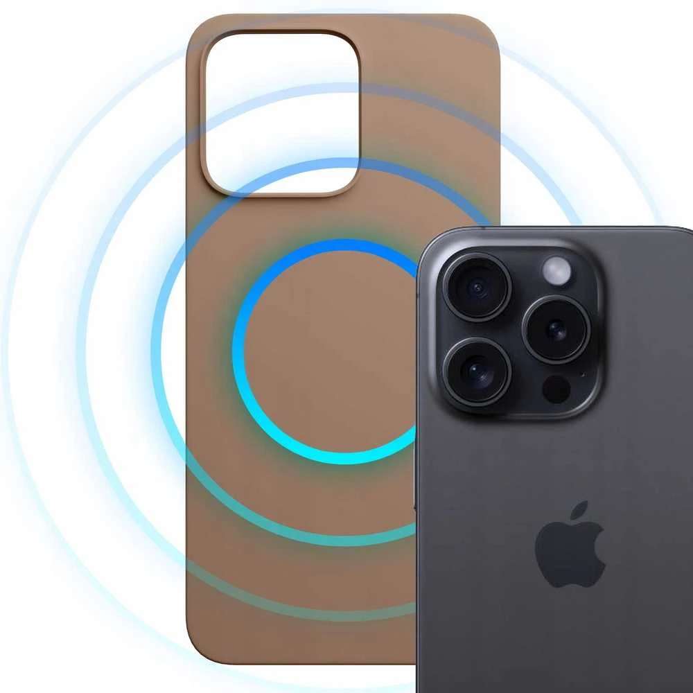 Dėklas 3MK Hardy MagSilicone skirtas Apple iPhone 14 Pro Max aukso spalvos
