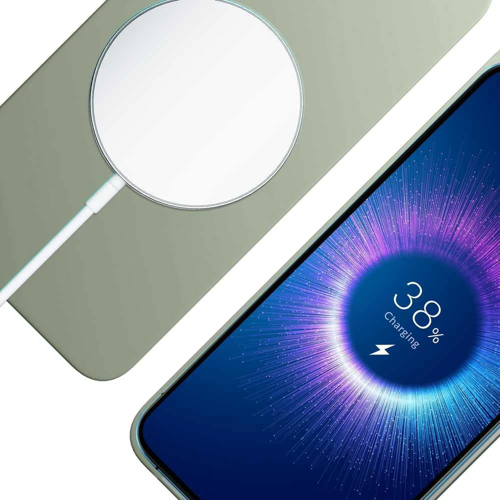 Dėklas 3MK Hardy MagSilicone do Apple iPhone 15 Plus žalia