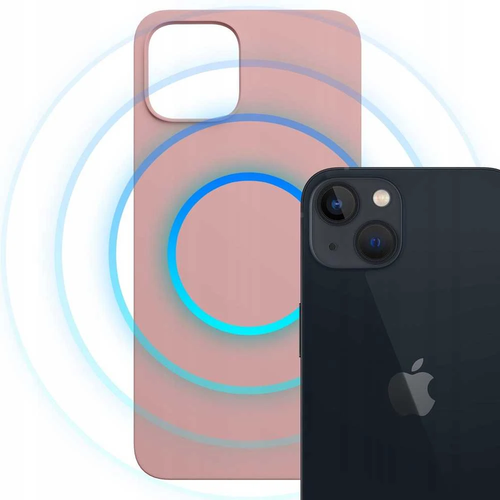 Dėklas 3MK Hardy MagSilicone do Apple iPhone 15 Plus rožinė