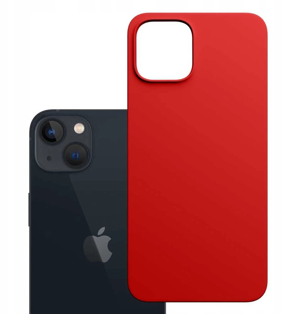 Dėklas 3MK Hardy MagSilicone do Apple iPhone 14 Plus raudona