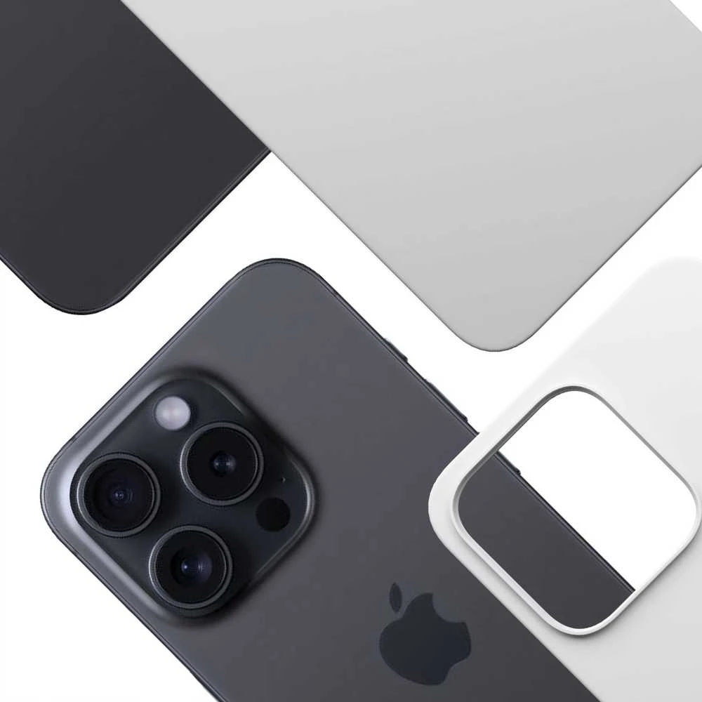 Dėklas 3MK Hardy MagSilicone skirtas Apple iPhone 15 Pro Max sidabro spalvos