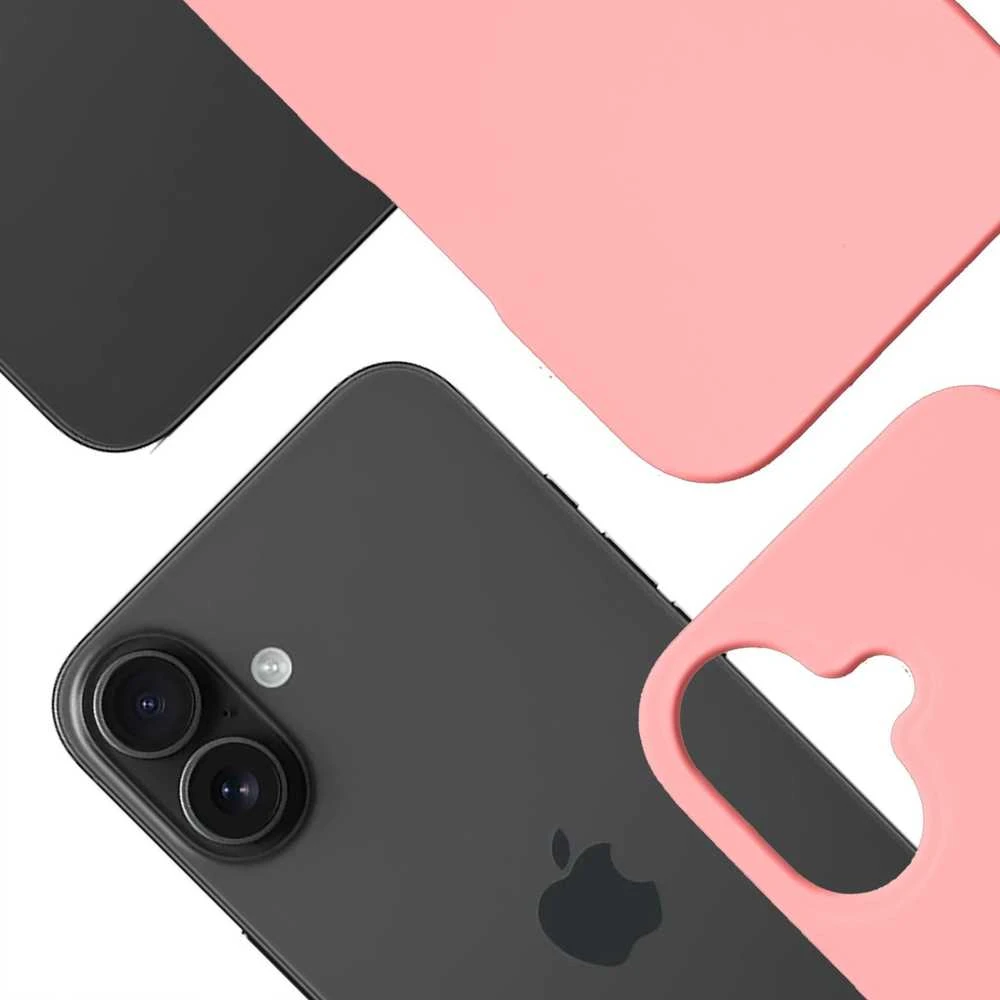 Dėklas 3MK Hardy MagSilicone do Apple iPhone 16 Plus rožinė