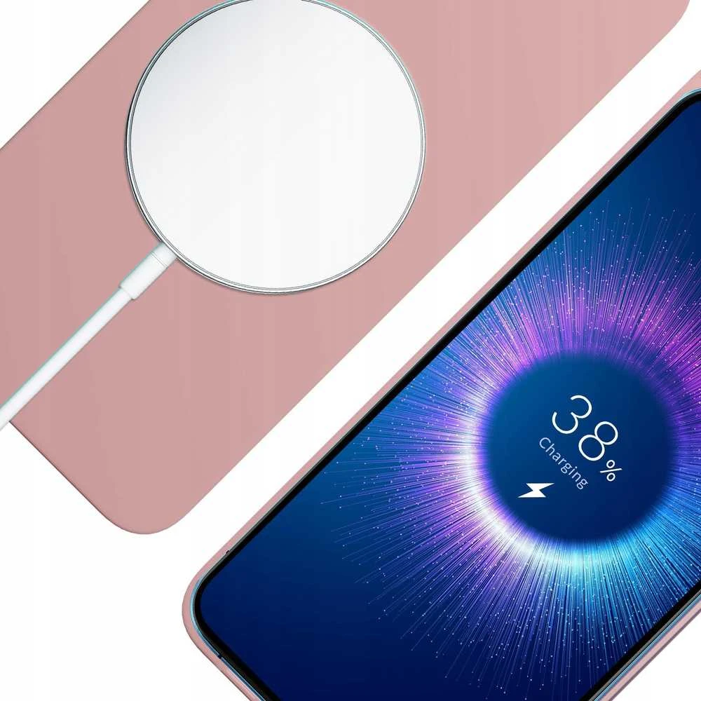 Dėklas 3MK Hardy MagSilicone do Apple iPhone 15 Plus rožinė