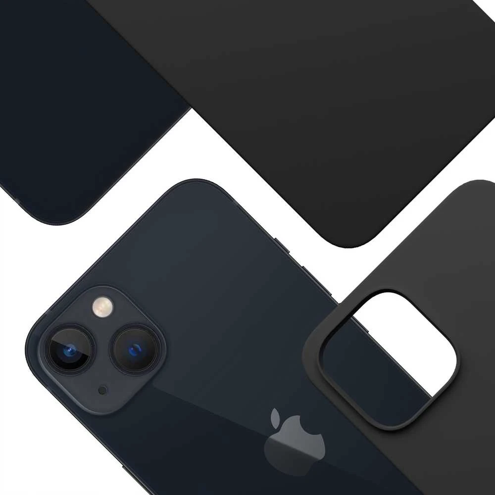 Apple iPhone 15 Plus grafito spalvos 3MK Hardy MagSilicone dėklas