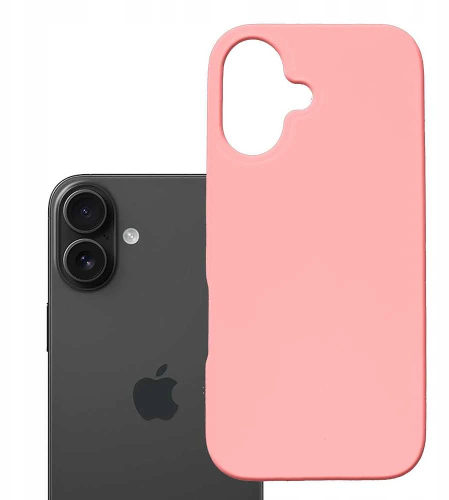 Dėklas 3MK Hardy MagSilicone do Apple iPhone 16 Plus rožinė