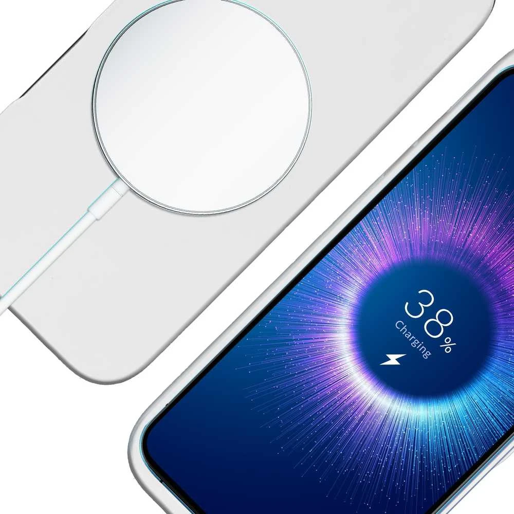 Dėklas 3MK Hardy MagSilicone do Apple iPhone 16 Plus balta