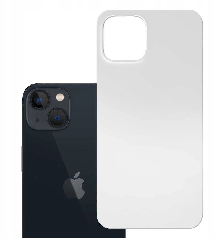 Dėklas 3MK Hardy MagSilicone skirtas Apple iPhone 14 baltos spalvos